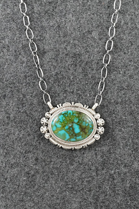 Turquoise & Sterling Silver Necklace - Marita Benally