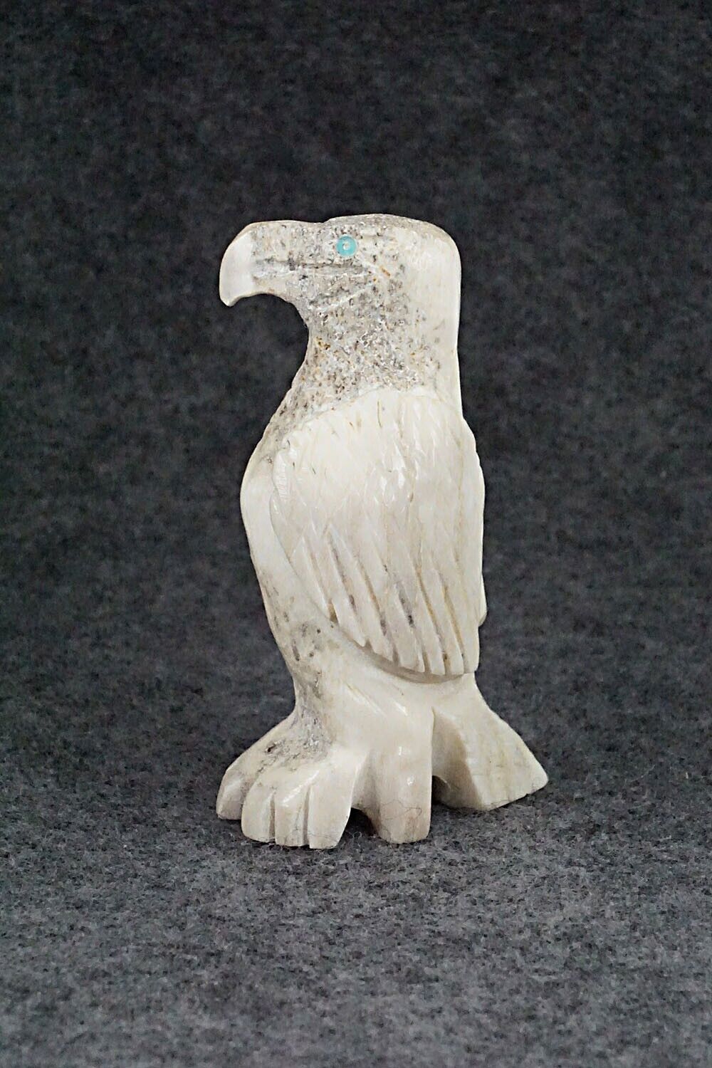 Eagle Zuni Fetish Carving - Allison White