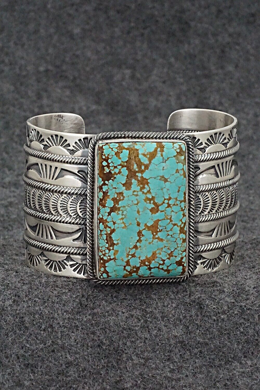 Turquoise & Sterling Silver Bracelet - Mark Yazzie