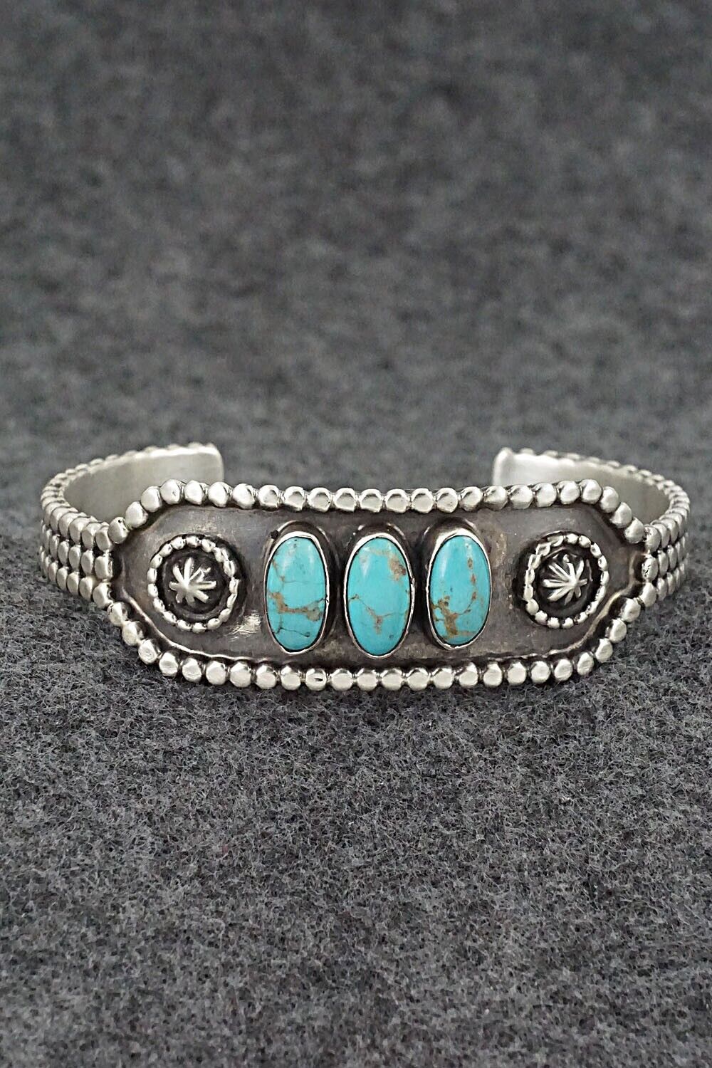 Turquoise & Sterling Silver Bracelet - Verley Betone