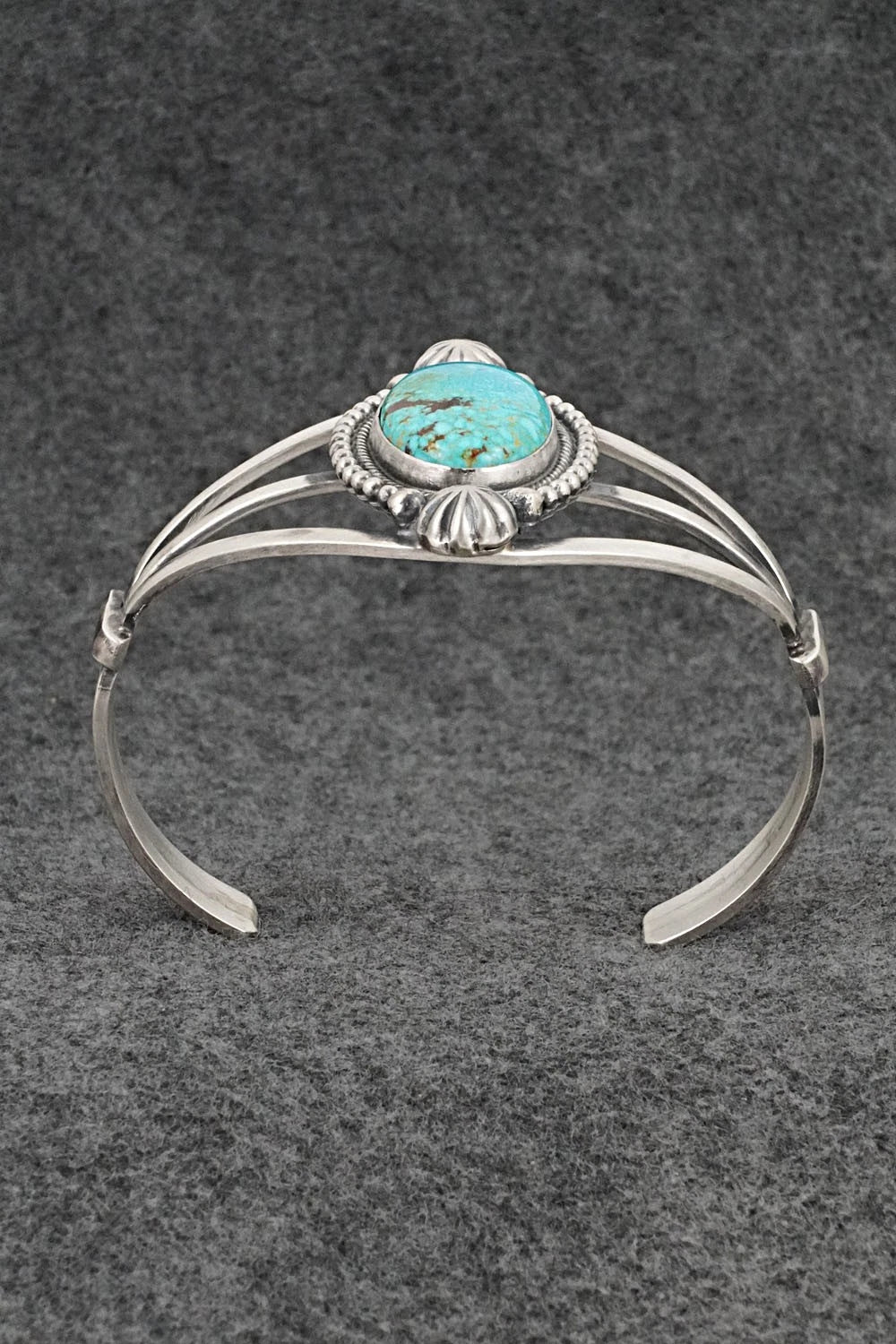 Turquoise & Sterling Silver Bracelet - Darrin Livingston