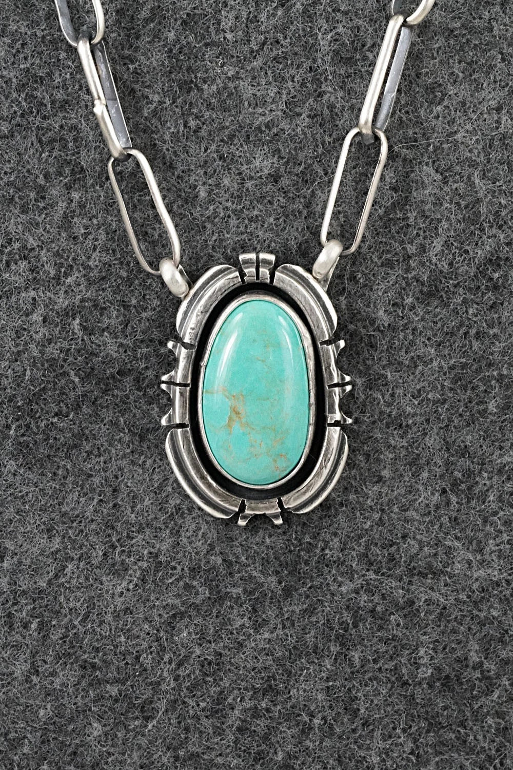 Turquoise & Sterling Silver Necklace - Daniel Benally