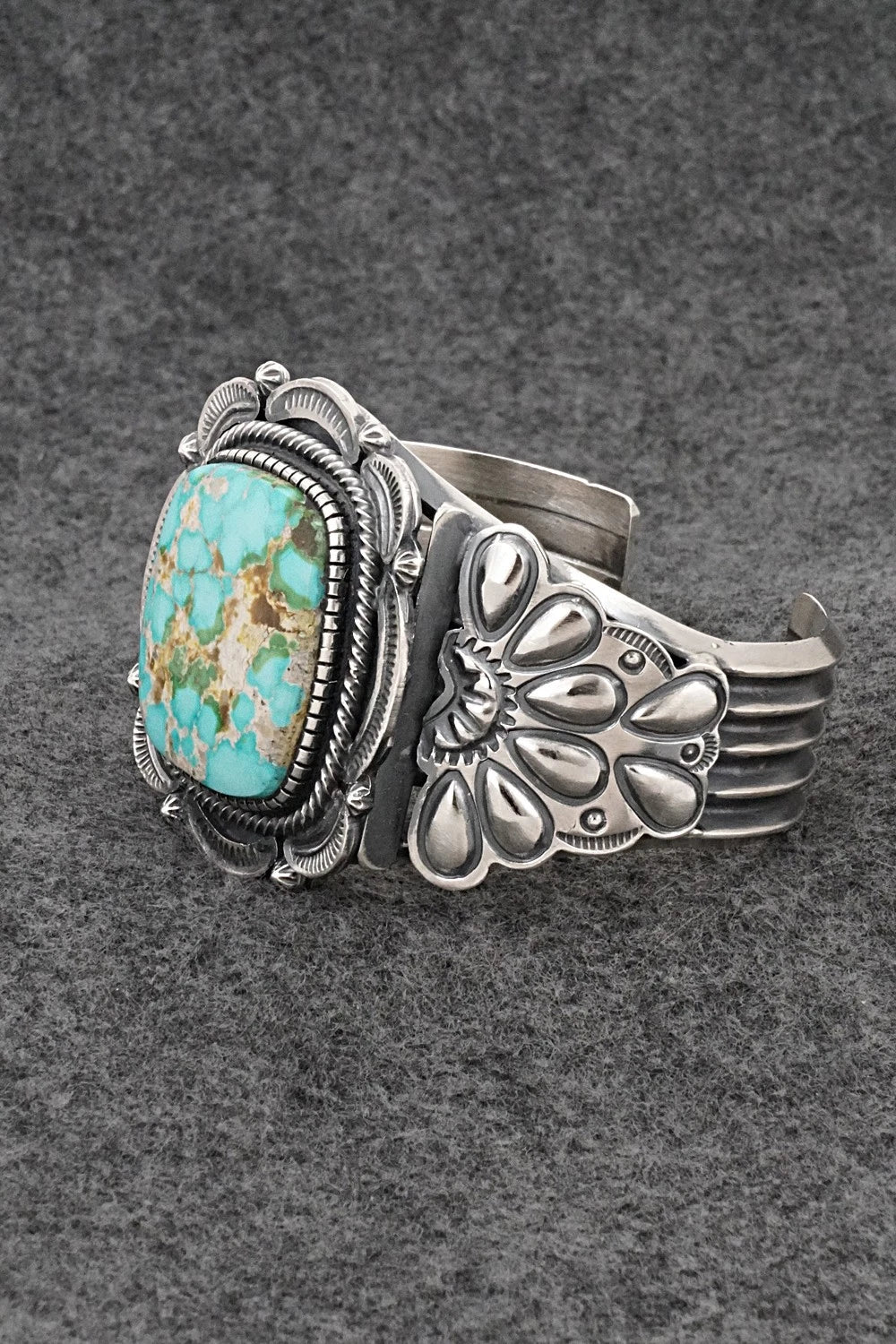 Turquoise & Sterling Silver Bracelet - Hank Vandever