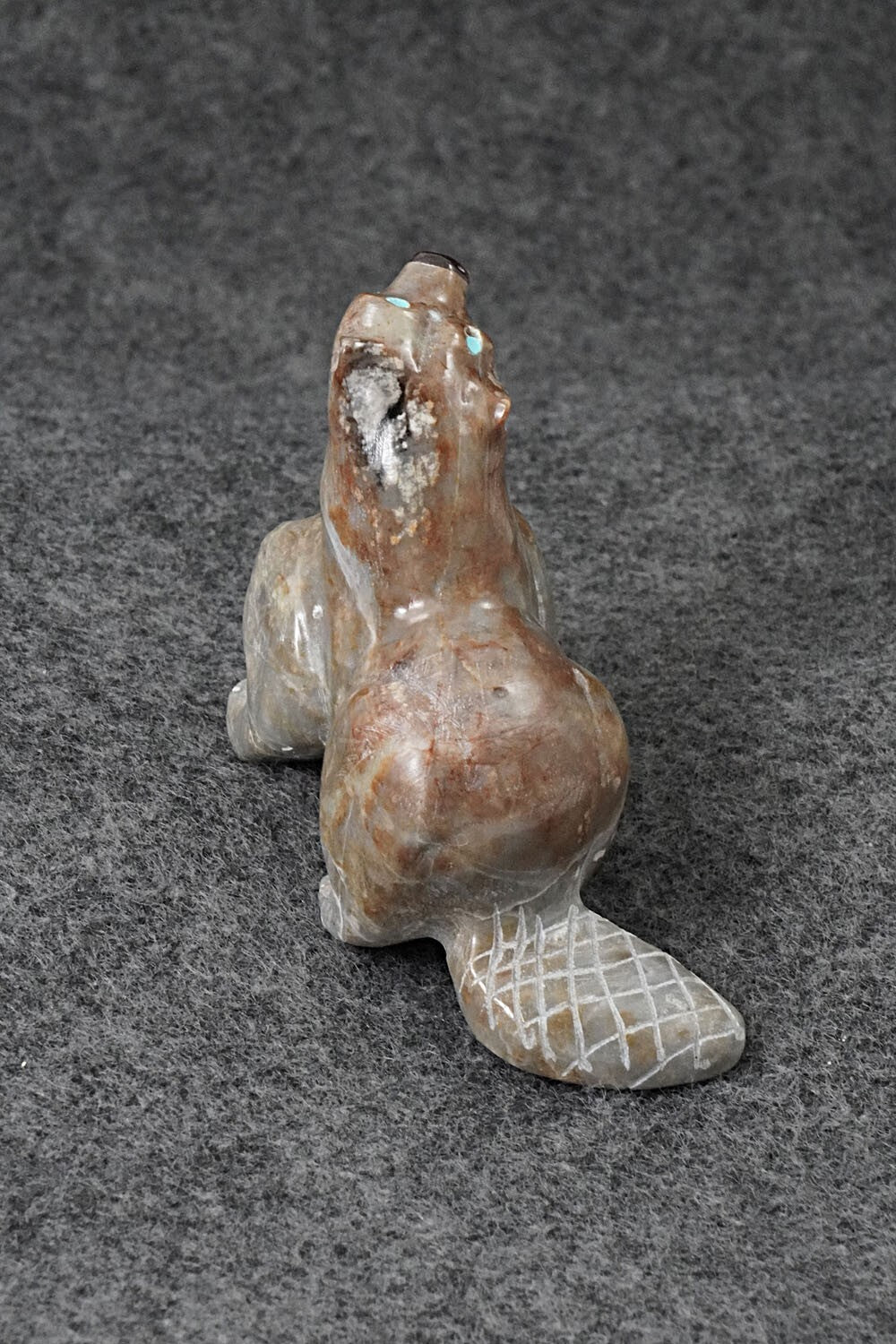Beaver Zuni Fetish Carving - Freddie Leekya