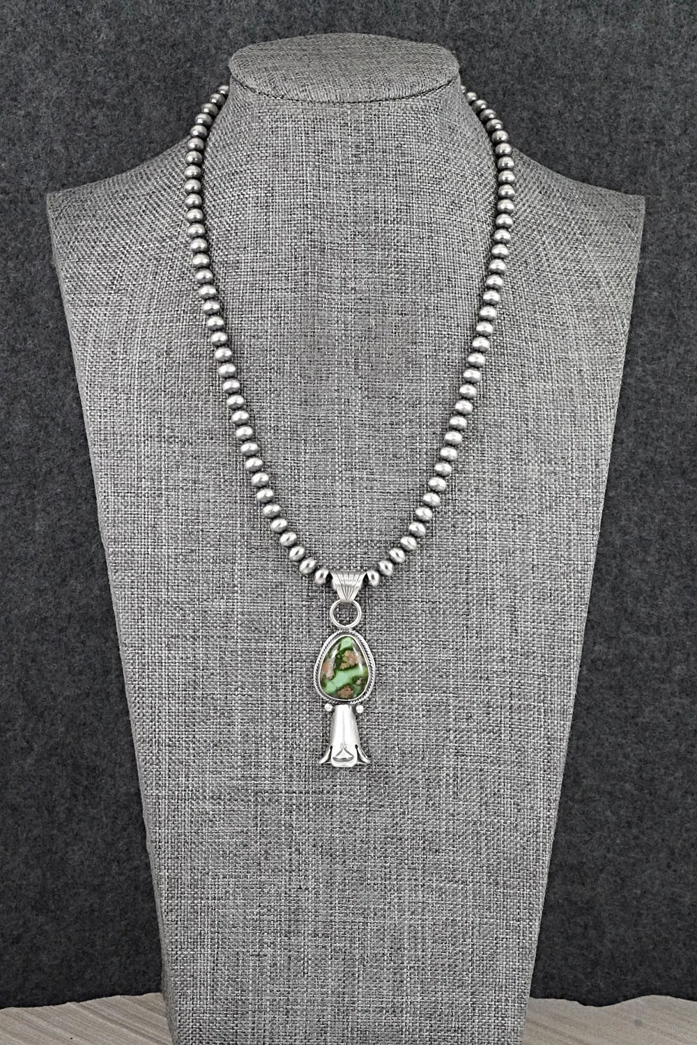 Turquoise & Sterling Silver Necklace - Sharon McCarthy