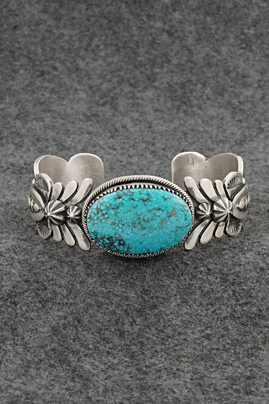 Turquoise & Sterling Silver Bracelet - Mark Yazzie