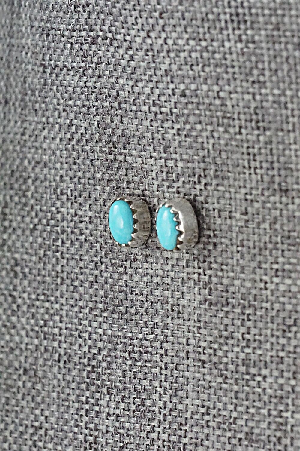 Turquoise & Sterling Silver Earrings - Annie Spencer