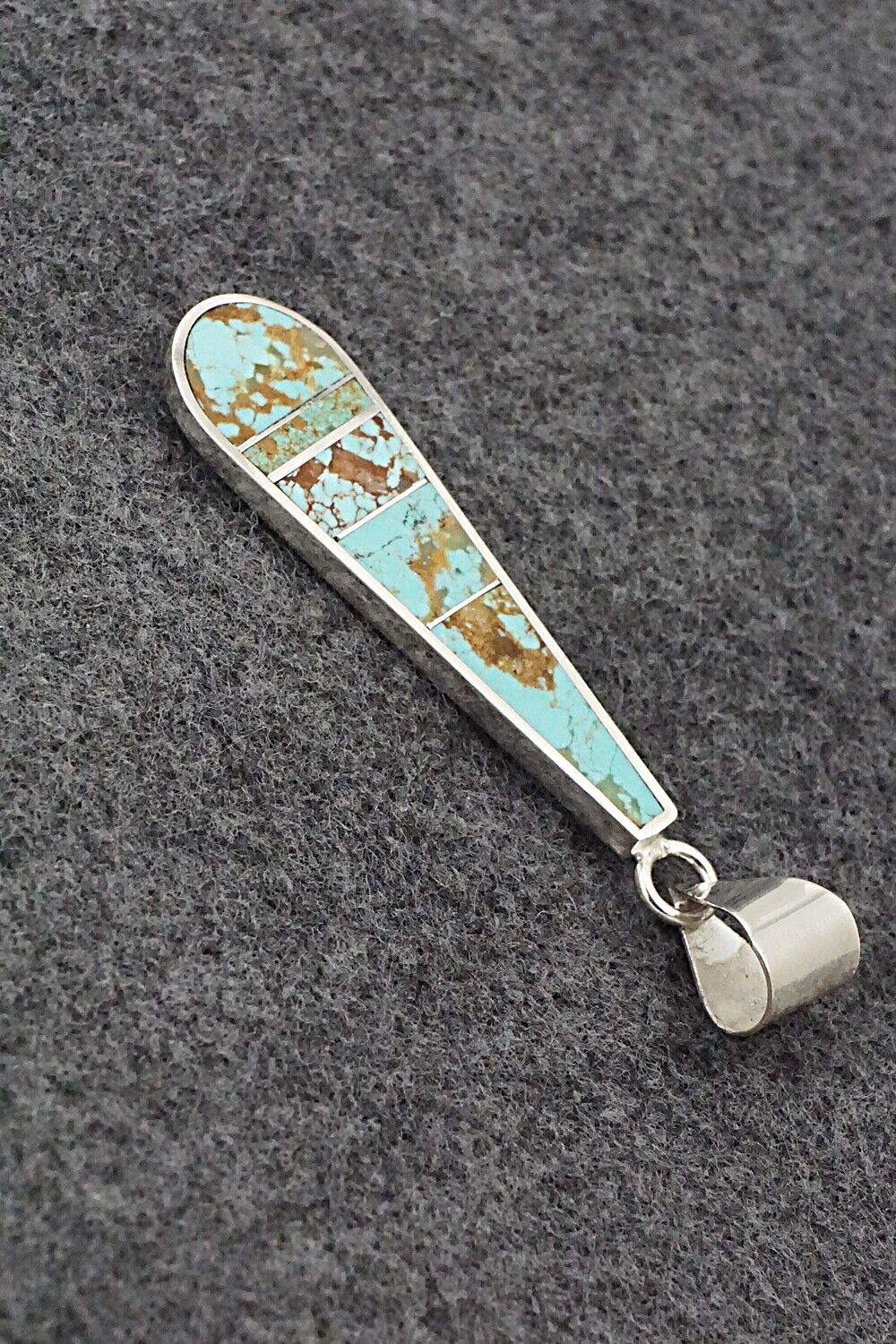 Turquoise & Sterling Silver Pendant - Harold Smith