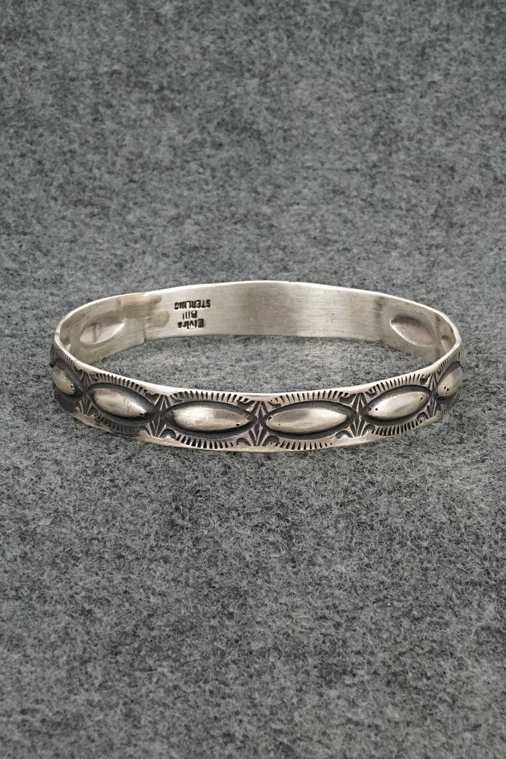 Sterling Silver Bangle Bracelet - Elvira Bill