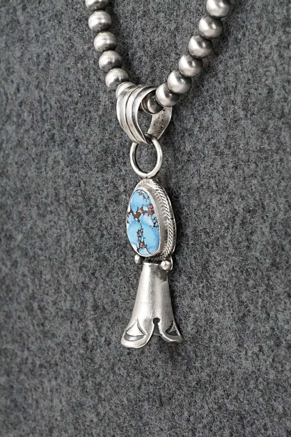 Turquoise & Sterling Silver Necklace - Sharon McCarthy