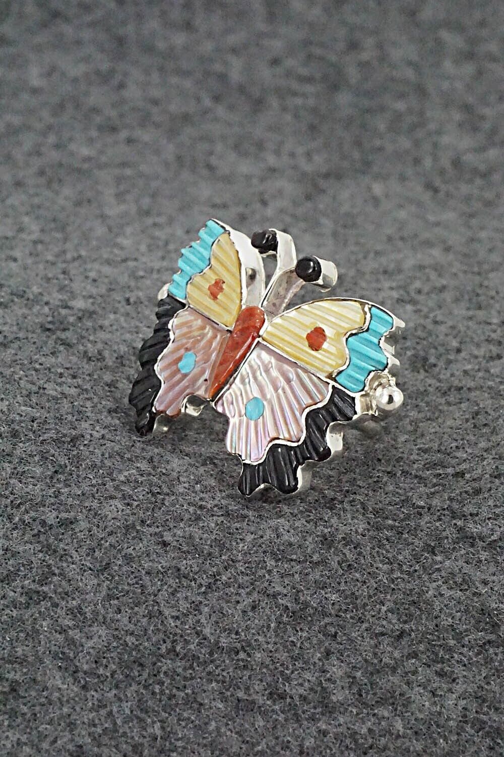 Multi-Stone & Sterling Silver Ring - Tamara Pinto - Size 8