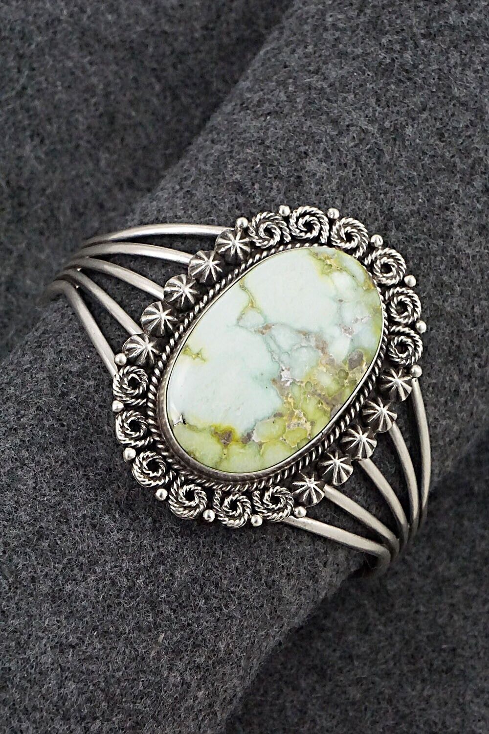 Turquoise & Sterling Silver Bracelet - Derrick Gordon