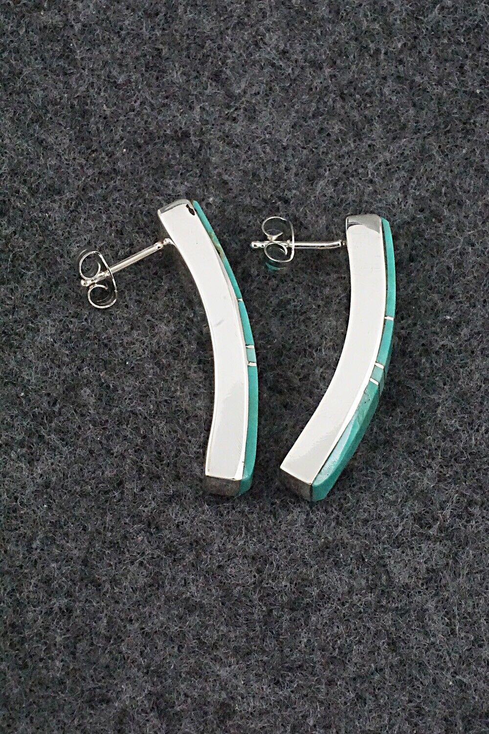 Turquoise & Sterling Silver Earrings - Marilyn Yazzie