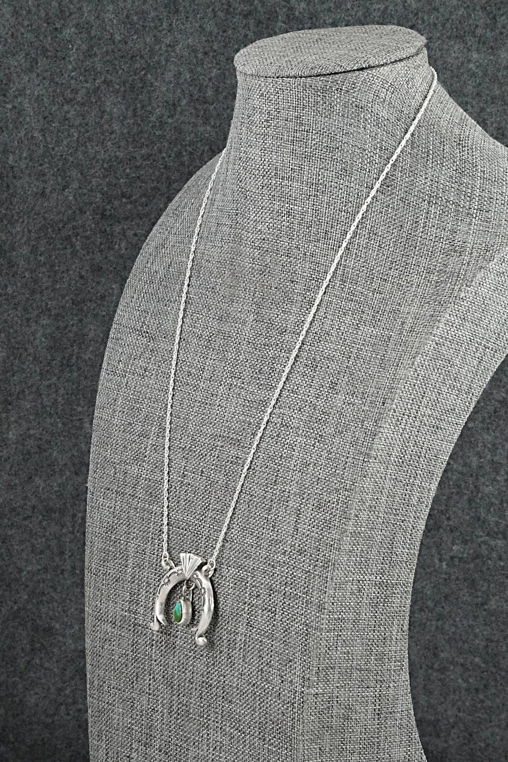 Turquoise & Sterling Silver Necklace - Gary Shorty