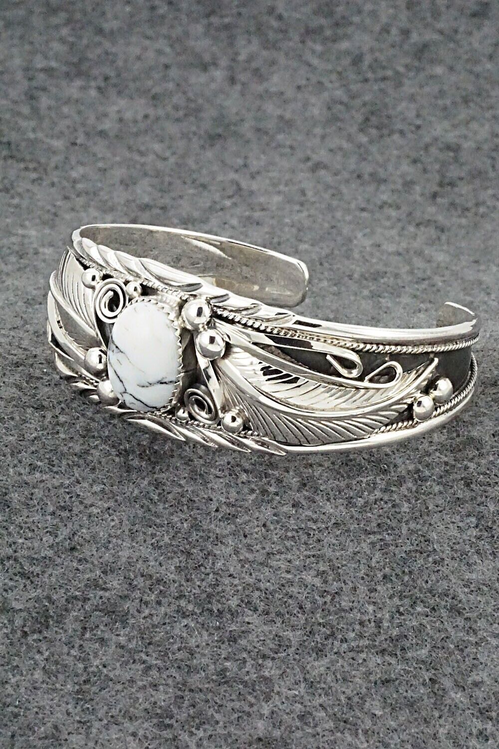 White Buffalo & Sterling Silver Bracelet - Davey Morgan