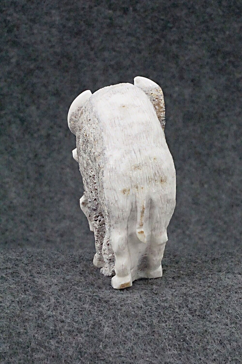 Buffalo and Calf Zuni Fetish Carving - Chris Peina