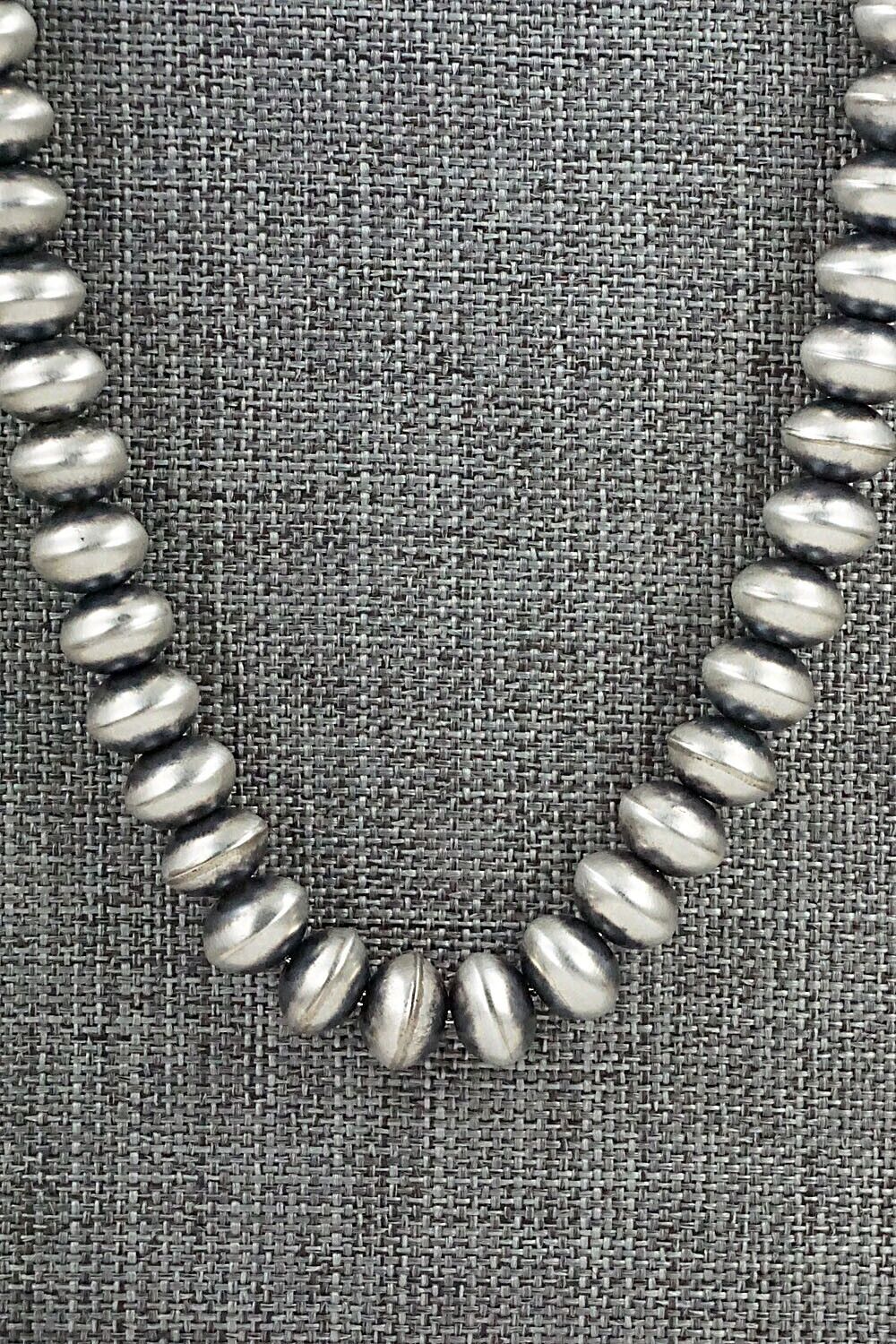 Sterling Silver Navajo Pearl Necklace - Jan Mariano