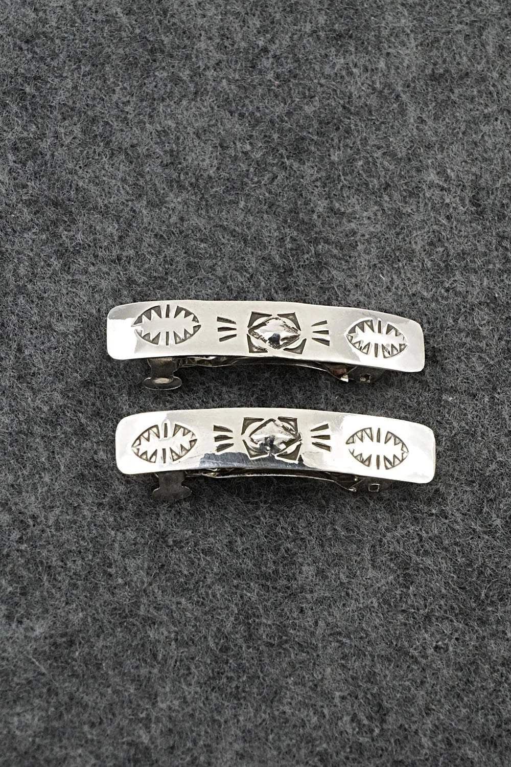 Sterling Silver Barrettes - Bertha Begay