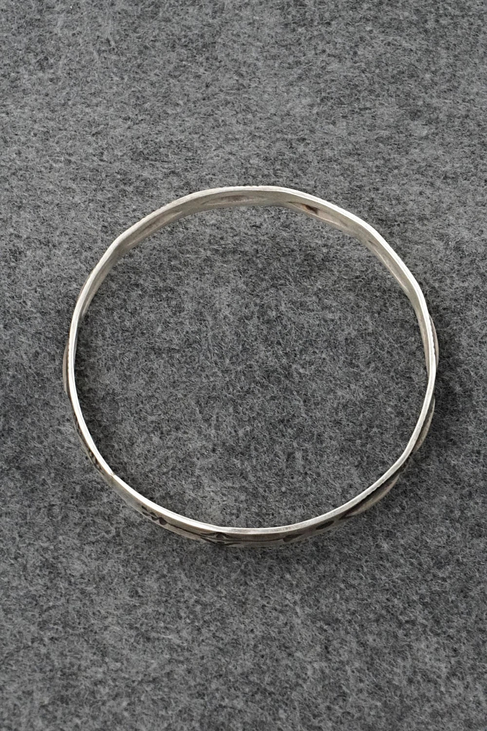 Sterling Silver Bangle Bracelet - Elvira Bill