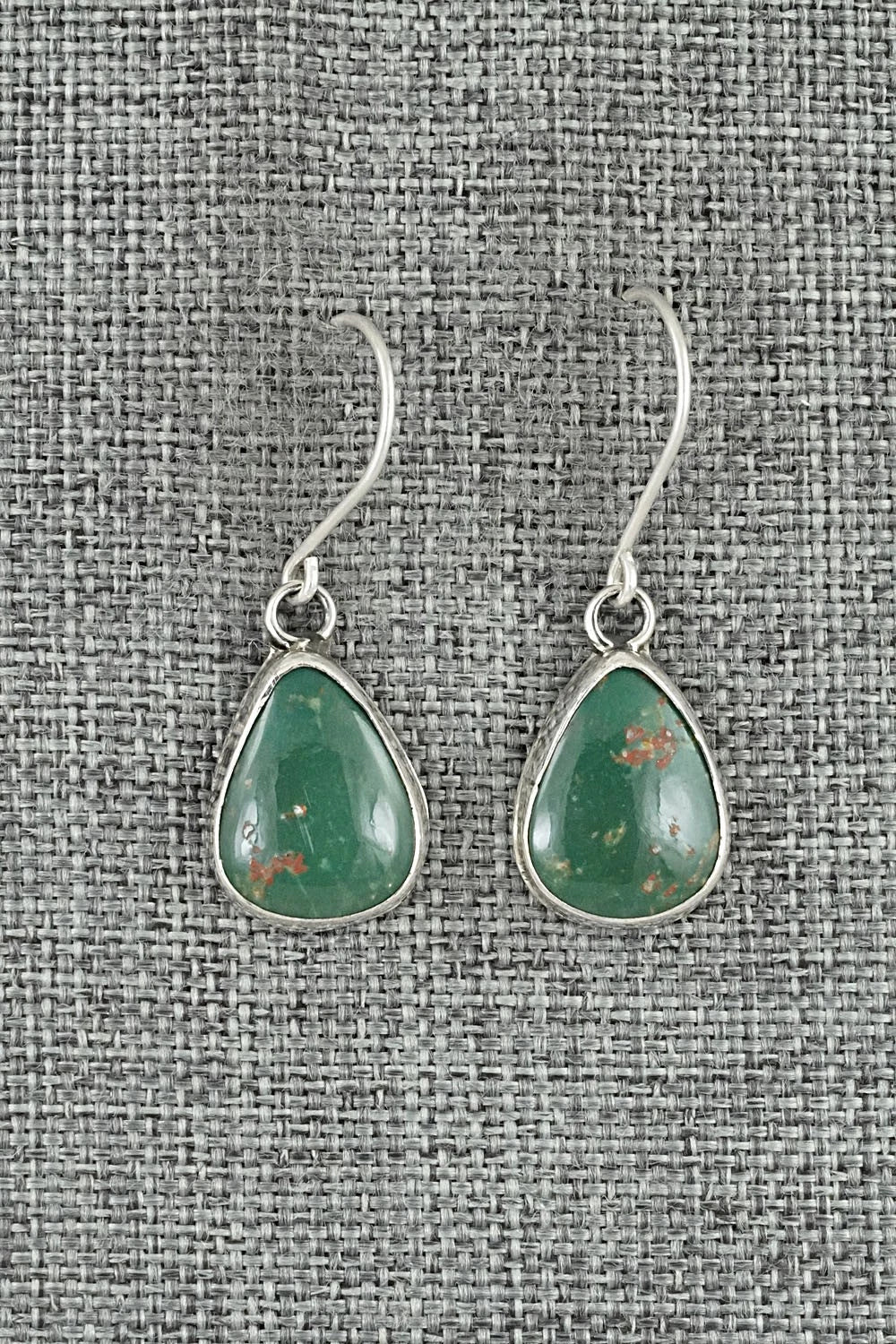 Turquoise & Sterling Silver Earrings - Rosemary Saunders