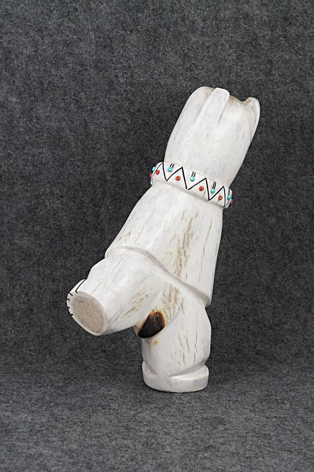 Dancing Bear Zuni Fetish Carving - Claudia Peina