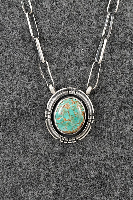Turquoise & Sterling Silver Necklace - Daniel Benally