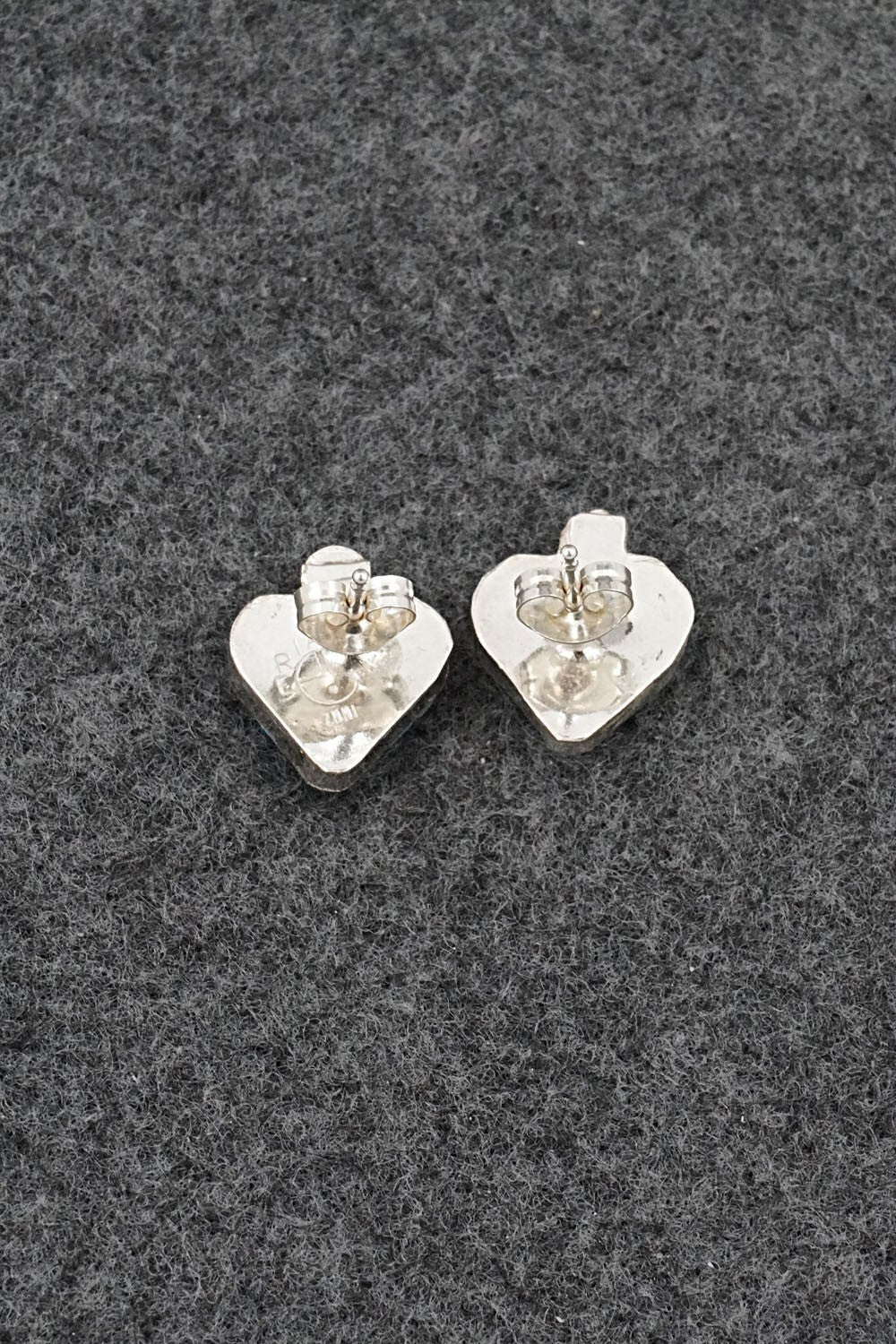 Opalite Inlay & Sterling Silver Earrings - Ola Eriacho