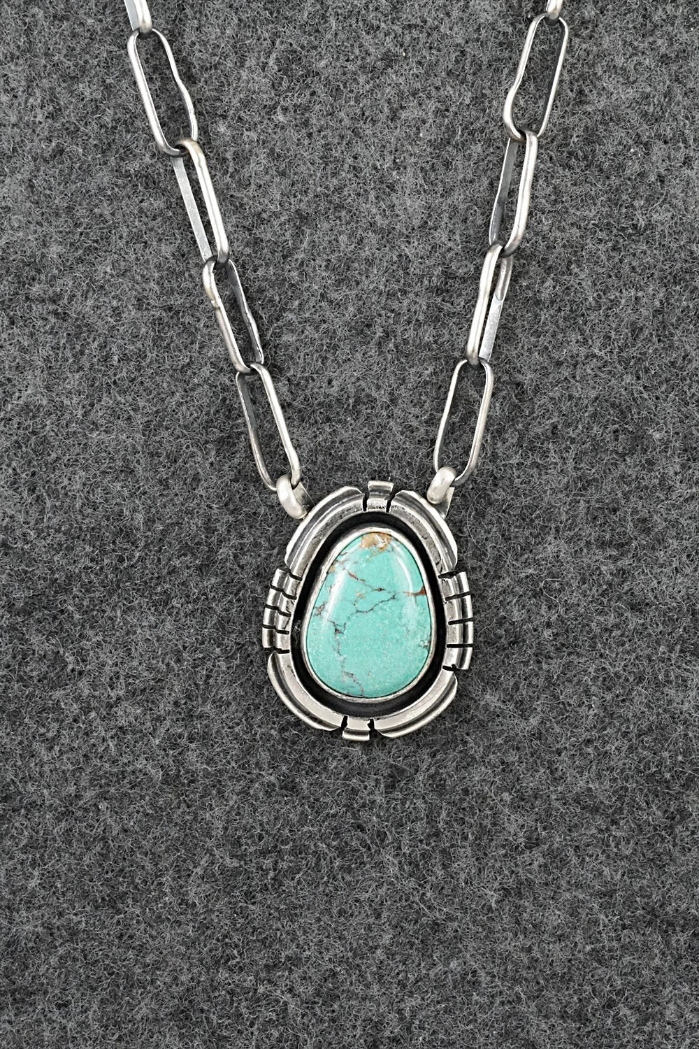 Turquoise & Sterling Silver Necklace - Daniel Benally