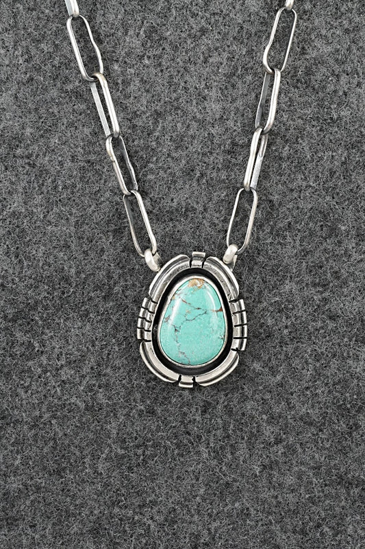 Turquoise & Sterling Silver Necklace - Daniel Benally