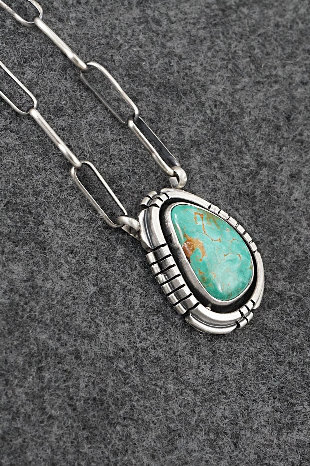 Turquoise & Sterling Silver Necklace - Daniel Benally