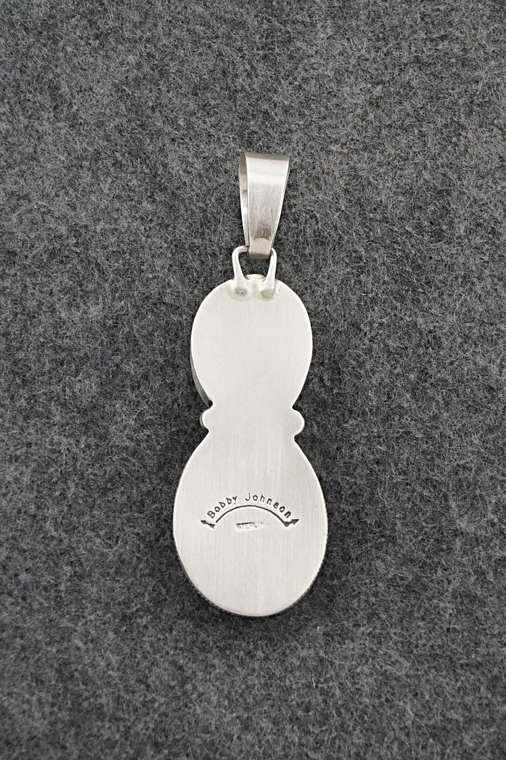 Turquoise & Sterling Silver Pendant - Bobby Johnson