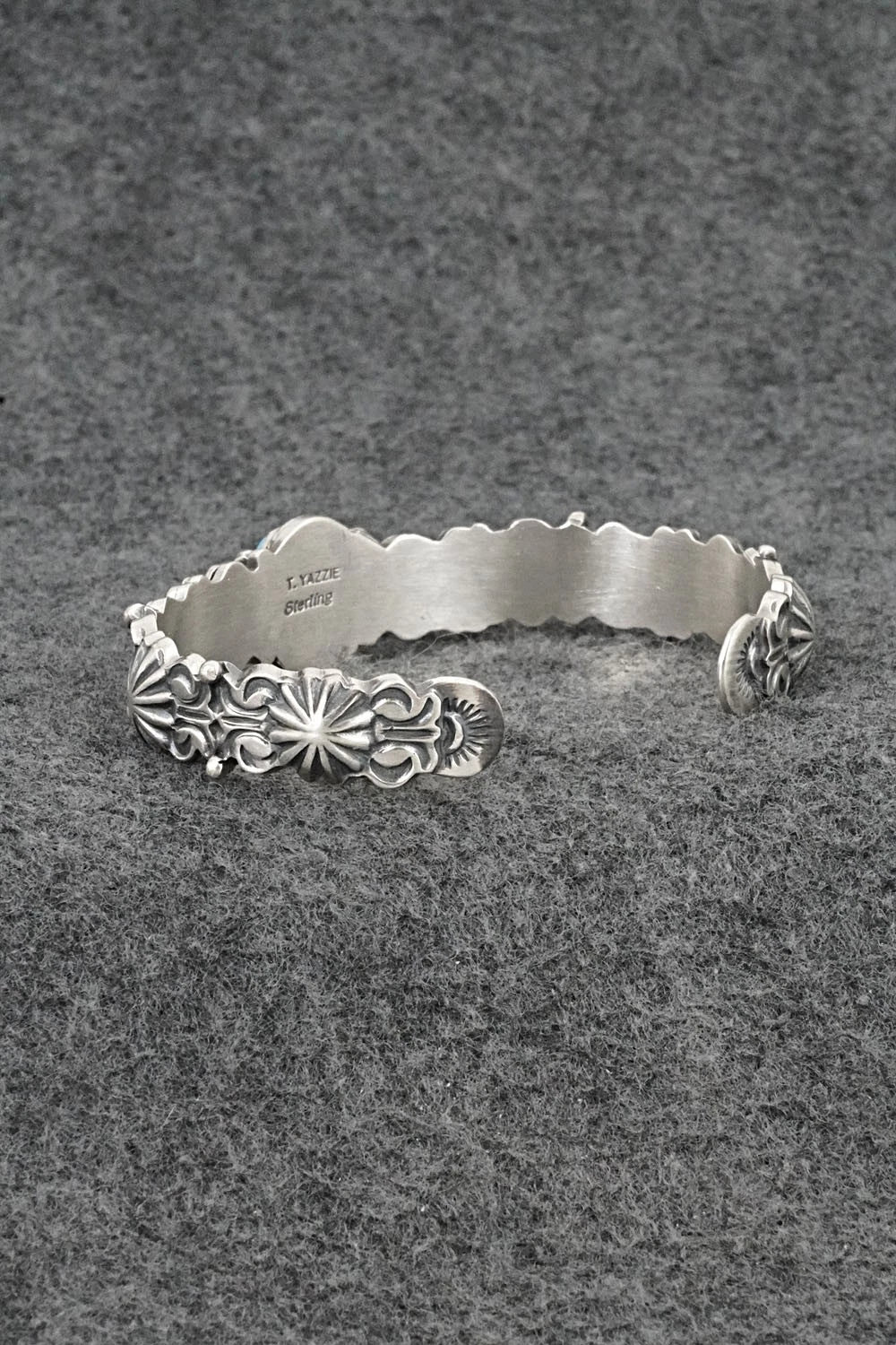 Turquoise & Sterling Silver Bracelet - Thomas Yazzie