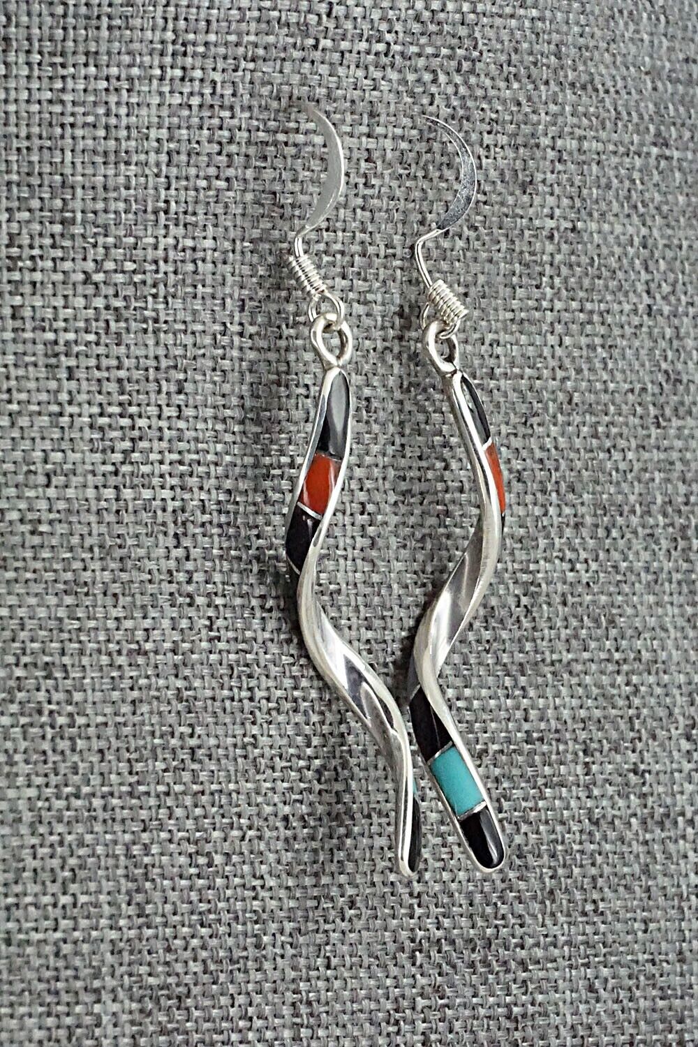 Multi Stone & Sterling Silver Earrings - Ira Johnson