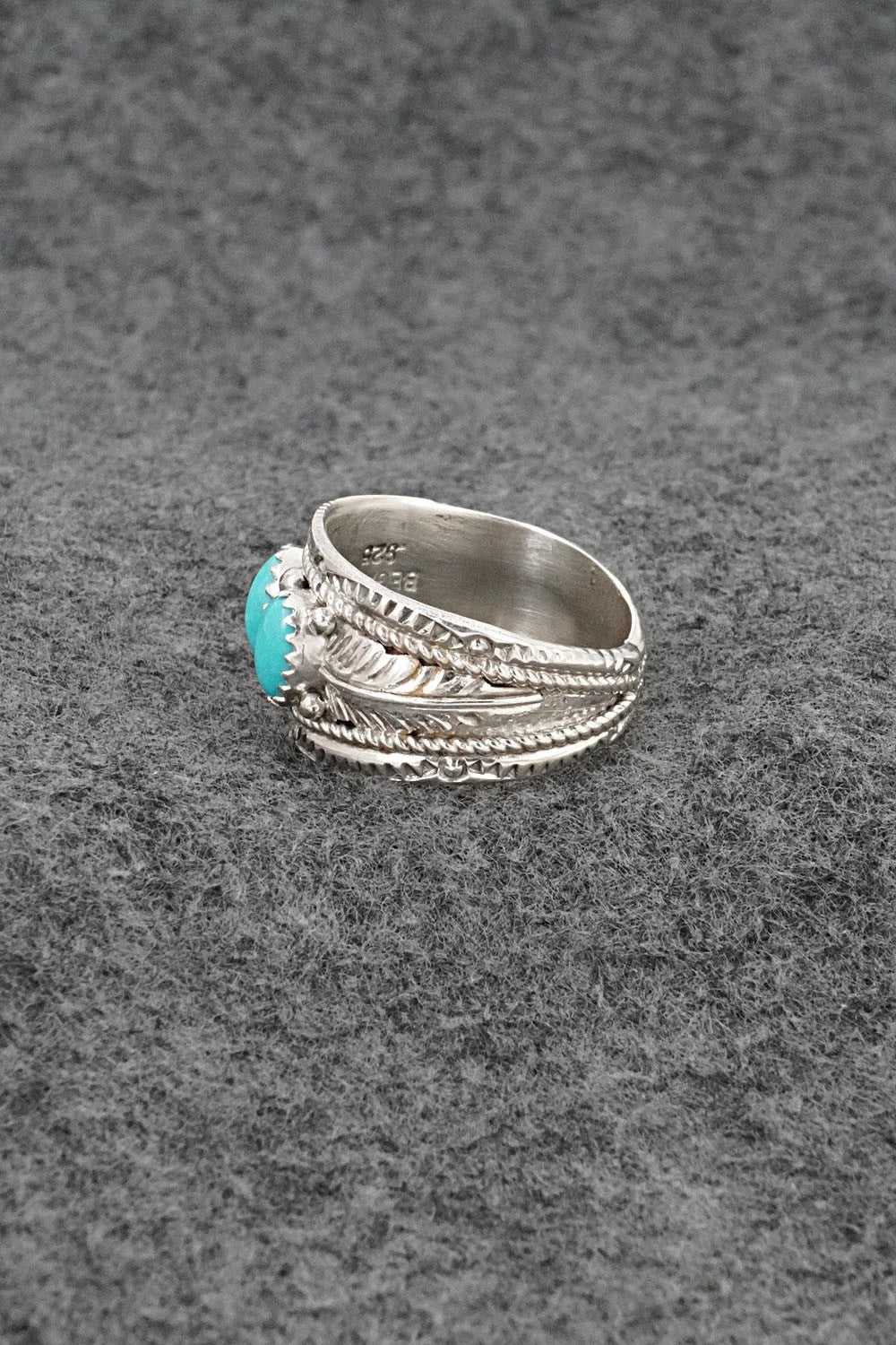Turquoise & Sterling Silver Ring - Betty Begaye - Size 10
