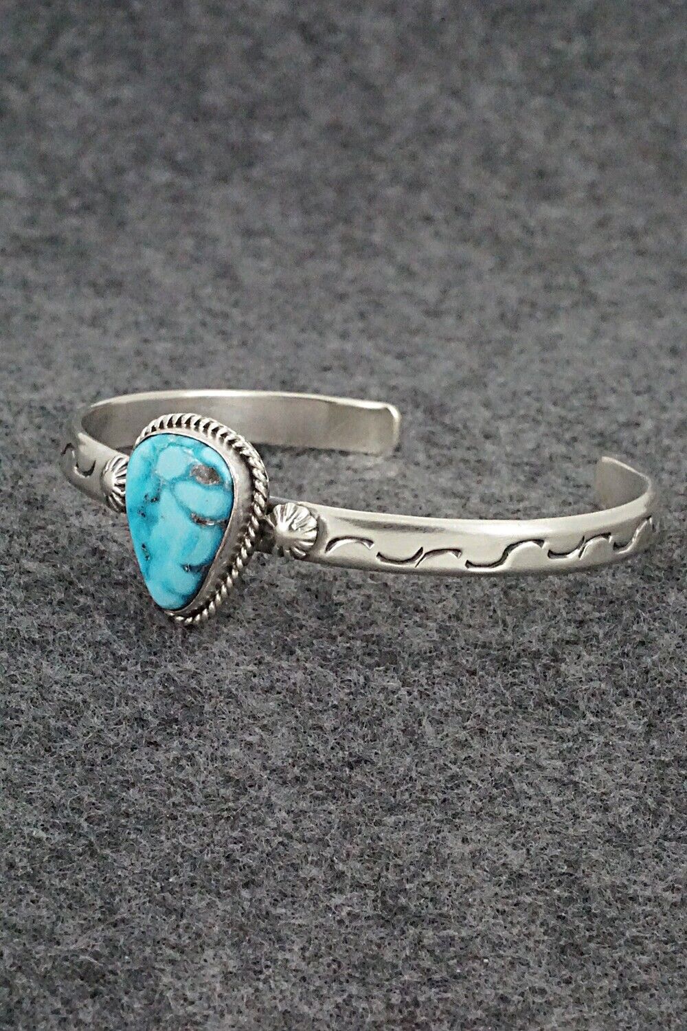Turquoise & Sterling Silver Bracelet - Samuel Yellowhair