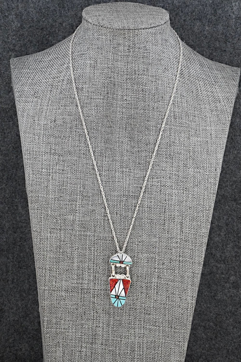 Multi-Stone & Sterling Silver Necklace - Ola Eriacho