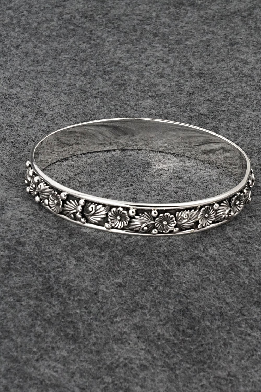 Sterling Silver Bangle Bracelet - Sadie Jim