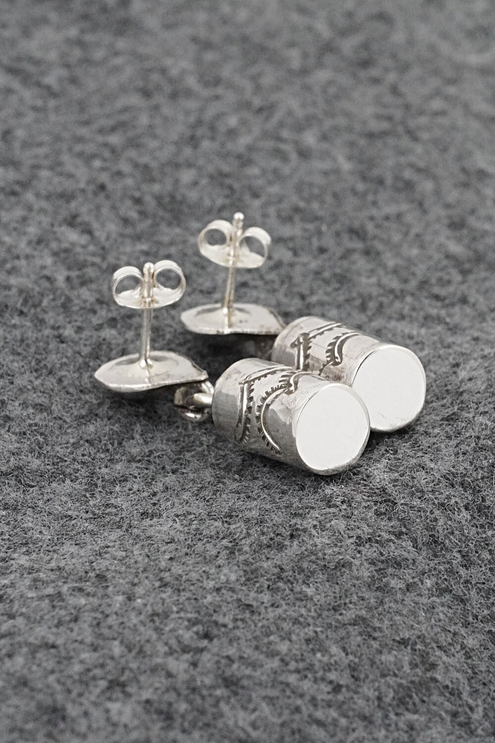 Sterling Silver Earrings - Kim Yazzie