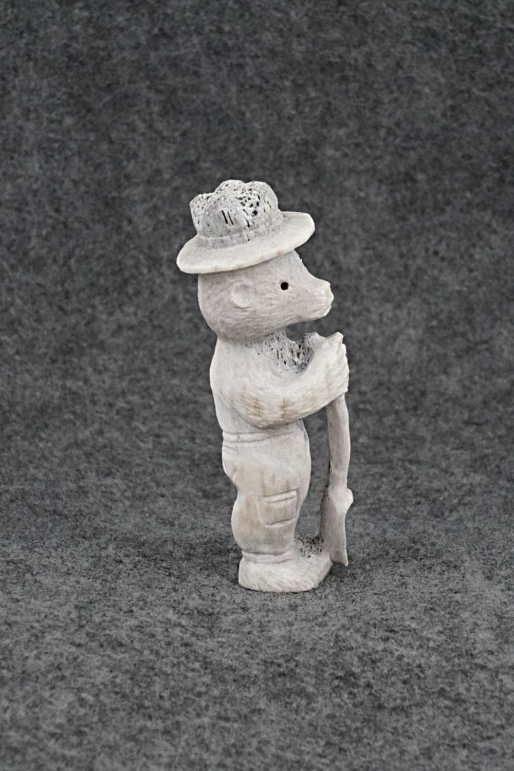 Smokey Bear Zuni Fetish Carving - Chris Peina
