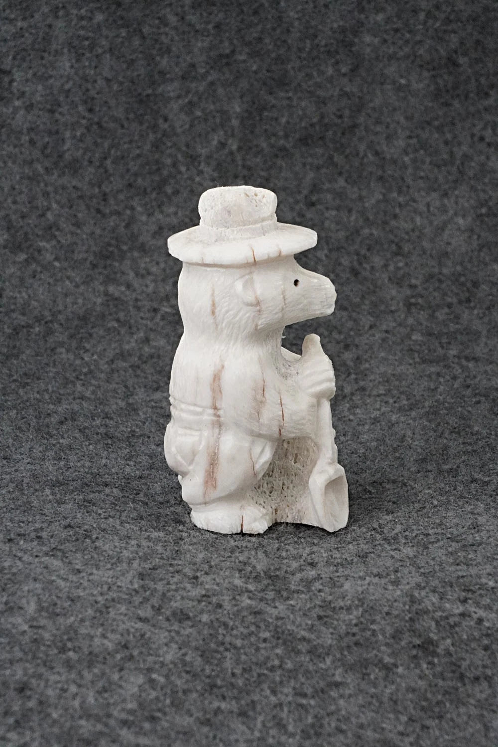 Smokey Bear Zuni Fetish Carving - Chris Peina