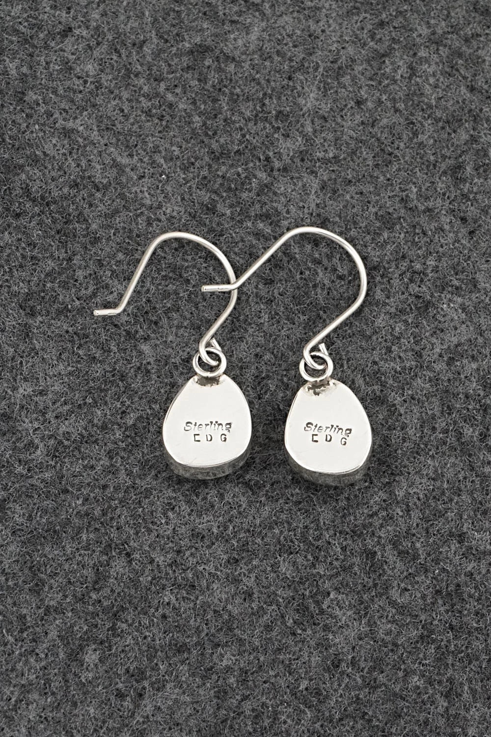 Turquoise & Sterling Silver Earrings - Eugene Gruber