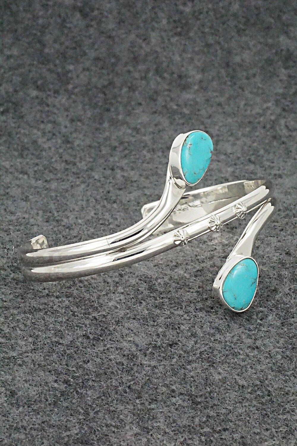 Turquoise & Sterling Silver Bracelet - Thomas Yazzie