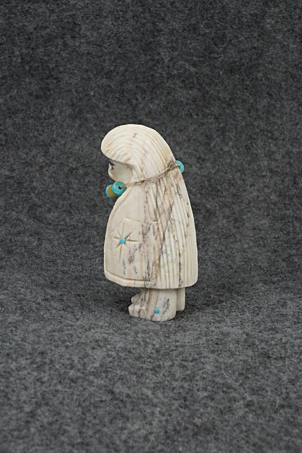 Corn Maiden Zuni Fetish Carving - Farlan & Paulette Quam