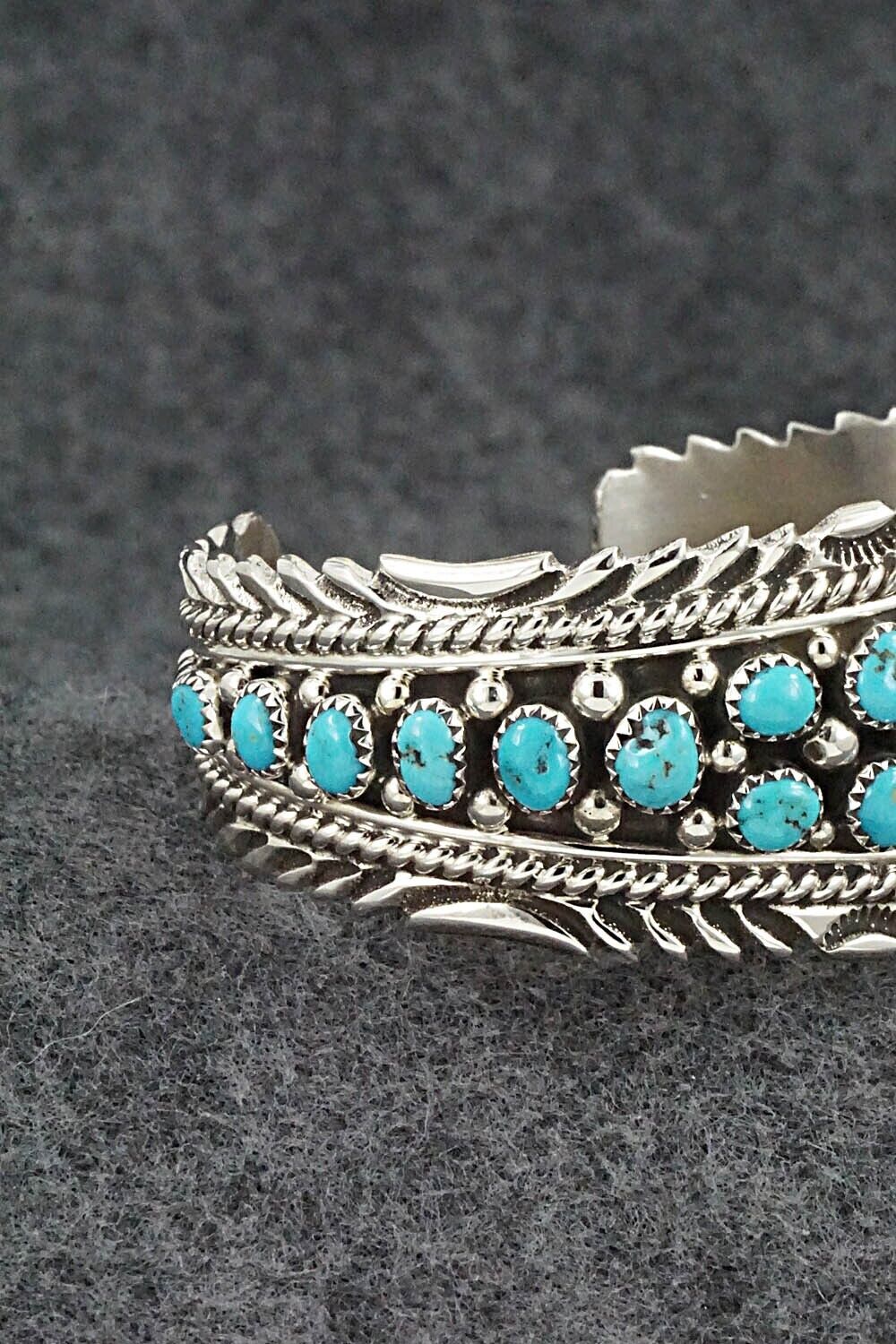 Turquoise & Sterling Silver Bracelet - Tina Jones