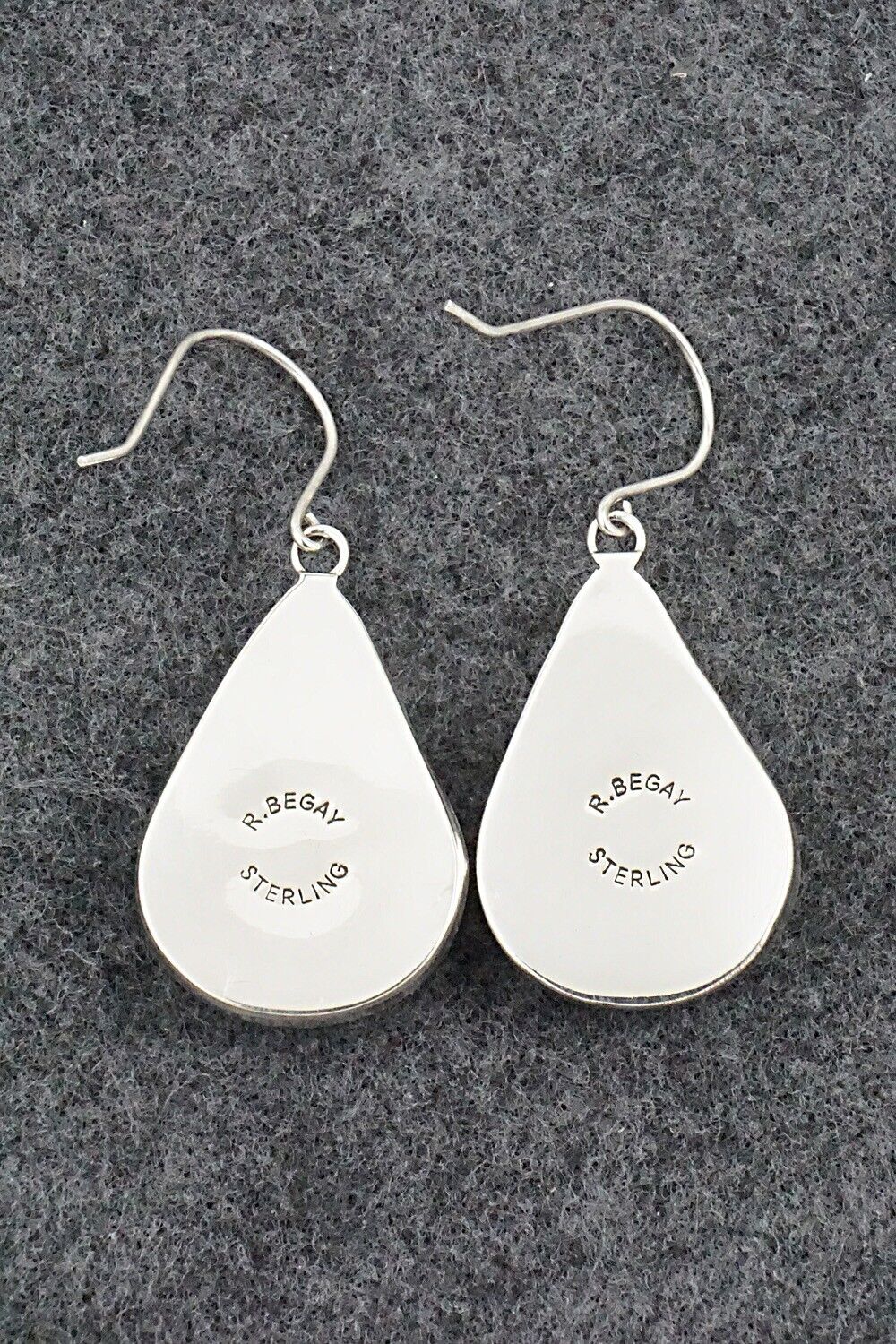 Turquoise & Sterling Silver Earrings - Rena Begay