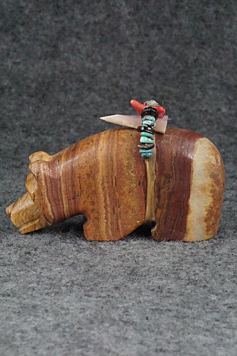 Bear Zuni Fetish Carving - Douglas Martza