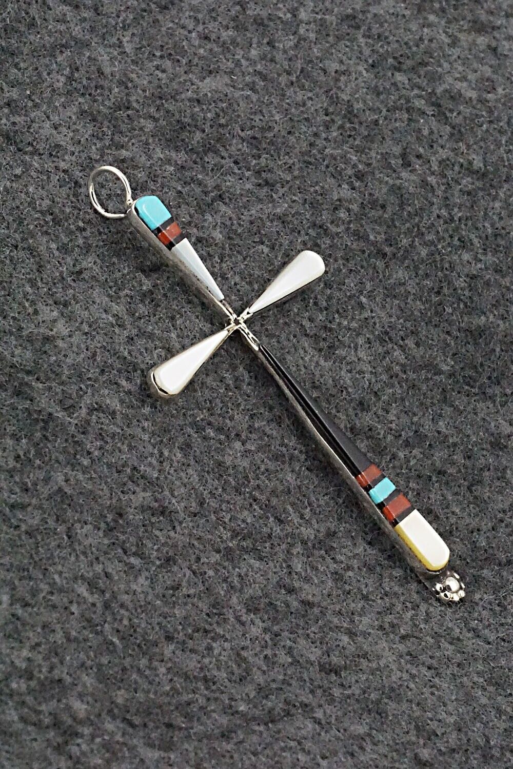 Multi-Stone & Sterling Silver Pendant - Sylvester Noche