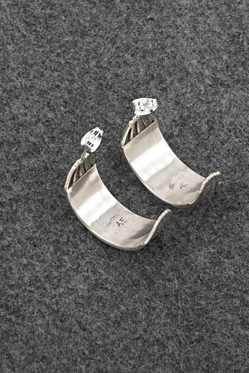 Turquoise & Sterling Silver Earrings - Andrew Enrico