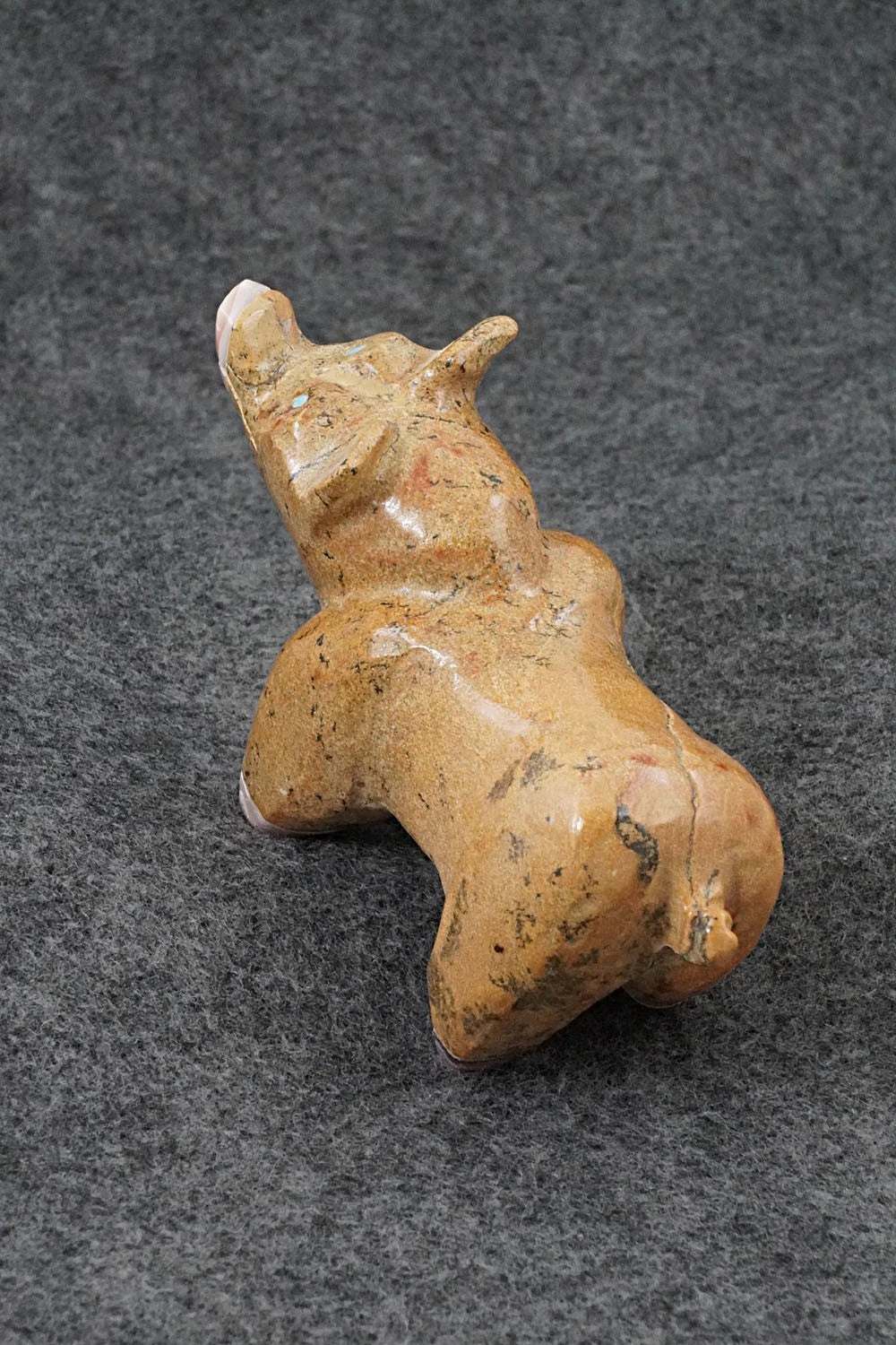 Pig Zuni Fetish Carving - Freddie Leekya