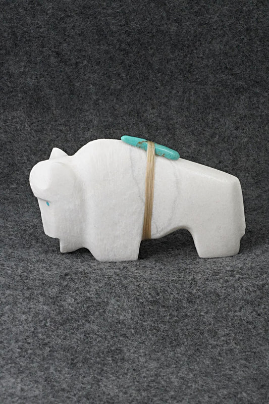 Buffalo Zuni Fetish Carving - Herbert Halate